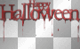 happy halloween animated red text 