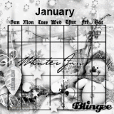 january winter calendar