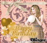 Happy Birthday.. Blingee friends in January