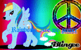 Rainbow Dash Wolf
