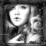 Black and White Fantasy Girl