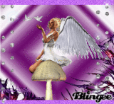 white angel w/purple