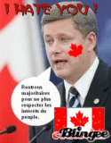I hate you Stephen Harper!!!!!