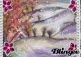 winter landscape painting