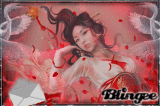 signora in rosso