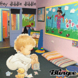 baby with toys 