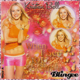 Kristen Bell - Orange & Pink