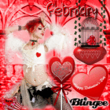 Valentine's Day Goth Woman