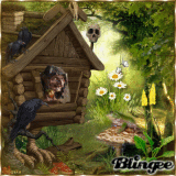 Spring with baba Yaga