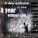 ...A year without rain...❤