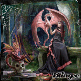 Woman with Dragon