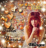 Bella Thorne Orange! Original Blingee By Marty!