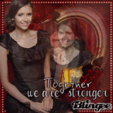 {["Together we are stronger"]}Nina Dobrev(Elena Gilbert)&Ian Somerhalder(Damon Salvatore) by beatrice_andra