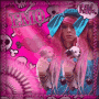 emo girl pink