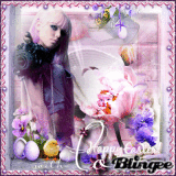coleen PINK& PURPLE&happy easter