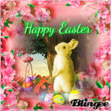 yellow easter bunny