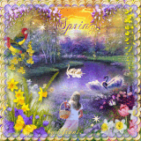 Purple and yellow Spring.
