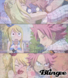 Lucy and Natsu ~ My heart skips (skips skips skips skips skips) a beat..
