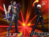 Z.W.E.I. from Soul Calibur and K' Dash from The King of Fighters