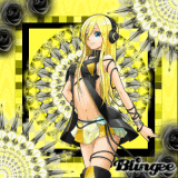vocaloid lily black+yellow [gothikko]