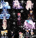 Utaloid,Vocaloid,Naruto,Fairy Tail,Touhou,K-ON!
