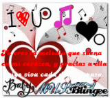 I love you! I love musica