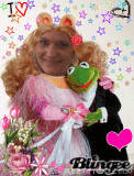 My mom and Kermit