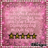 Protect Blingee!We don't want downvoters to our site!