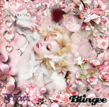 Pink vintage lady