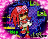 knuckles i,m sexy and i know it