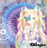 manga neko pink/blue