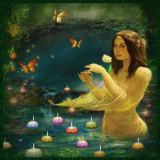 Floating candles