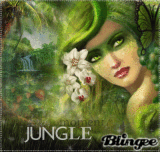 Jungle woman - beautiful nature ©
