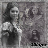 * { Katherine Pierce } * Game on * Black & White *