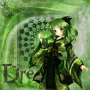 green kimono