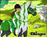Alma Rodriguez and Button