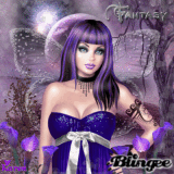 Purple & Grey Fairy Fantasy