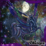 Magical Pegasus in Space