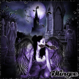 Bats purple fantasy