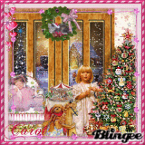Christmas Carol Name Tag