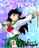 Anime girl with a bow and arrow