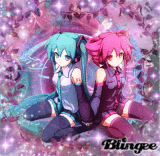<3 hatsune miku & kasane teto <3