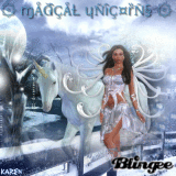 Winter Unicorn & Fairy Fantasy