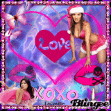 Pink & Purple Love & Kisses!!!