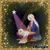 MARIA Y EL NIÑO DIOS EN EL PESEBRE
