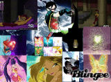 teen titans,robin y muchoo winx club