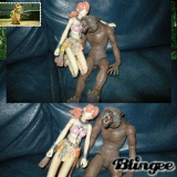 mes figurines (Vanille et Todd)