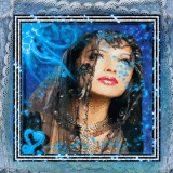 lady in blue