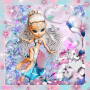 Pink & Blue Heart Fairy