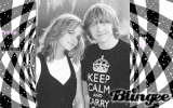 Emma (Hermione) y Rupert (Ron)